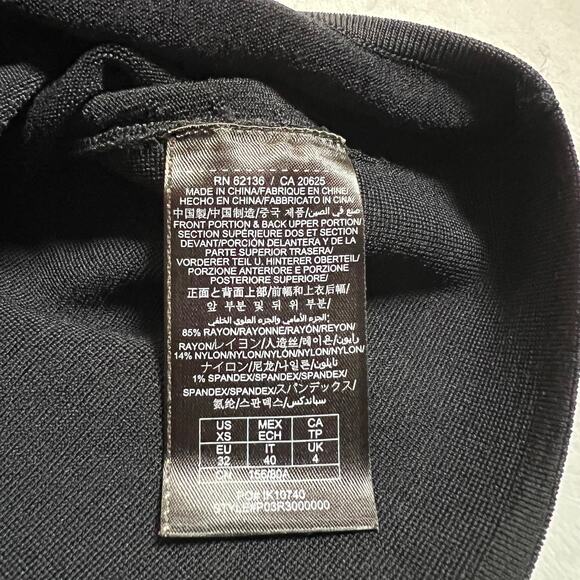 Guess by Marciano Sleeveless Scoop Neck Beaded Cocktail Dress Size X-Small Y2K - Picture 6 of 8